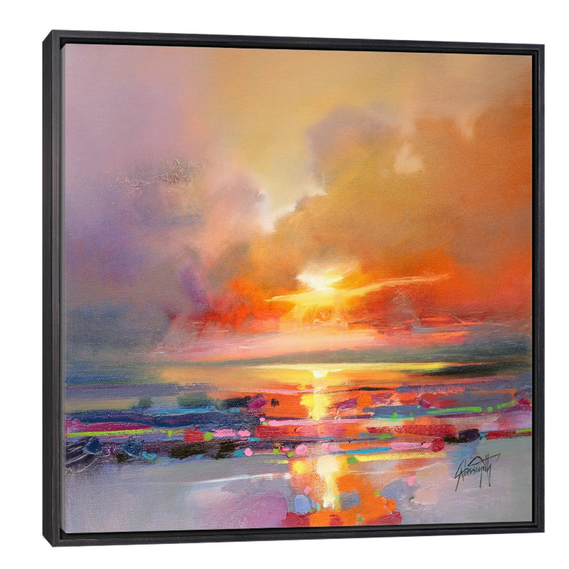 «Diminuendo Sky Study III» par Scott Naismith - reproduction d'art, H 26 po x l 26 po x P 1,5 po