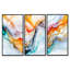 Encre, explosion de liquide - art mural abstrait 3 pièces-129075808-129075809