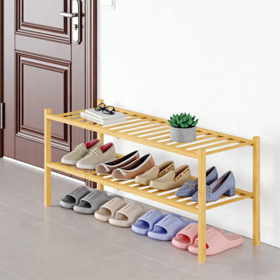 Bamboo Shoe Rack