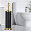 Brosse de toilette, brosse de cuvette de toilette avec brosse extra longue à poils durables et support couvert pour brosse de toilette-129417972