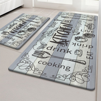 Tapis et tapis de cuisine anti-fatigue (ensemble de 2)