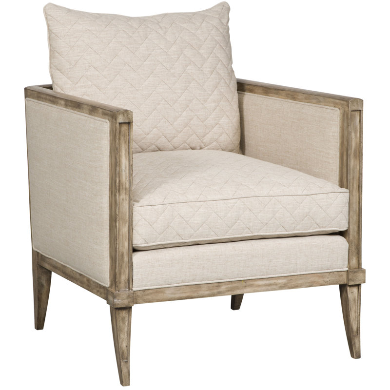 Cameo Armchair, Dove Gray, Navada Snow