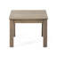 Table d'appoint en bois avec design à lattes - gris, l 19,32 po x P 19,32 po, H 15,03 po-70806980