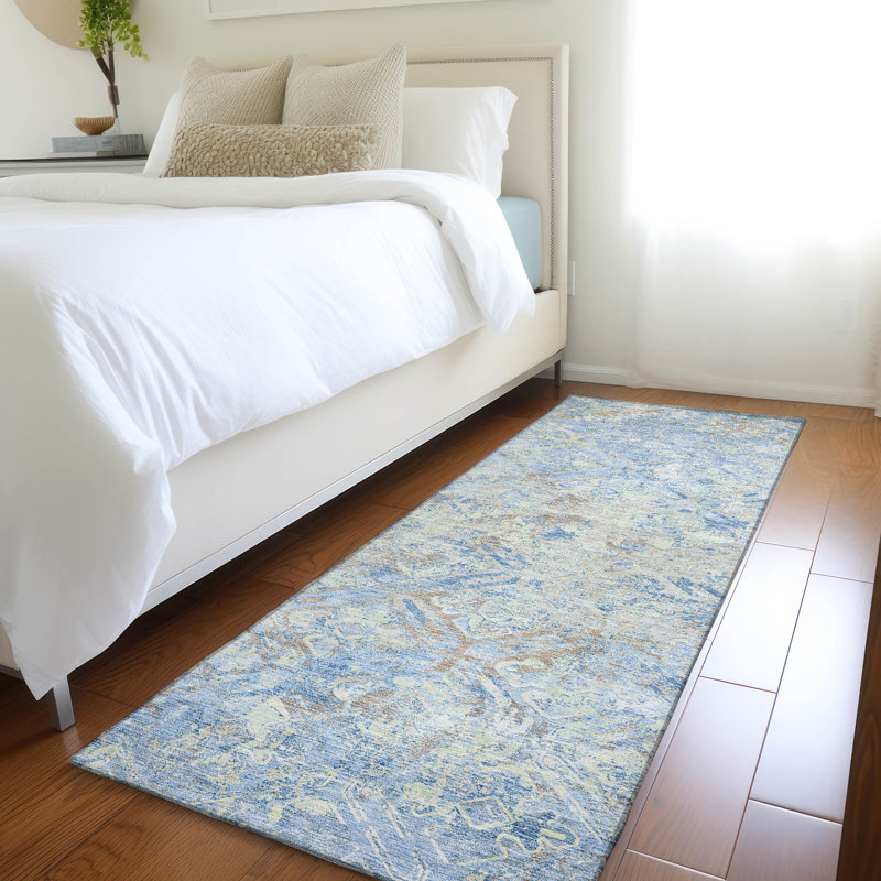  Mahaney Indoor/Outdoor Area Rug with Non-Slip Backing, Runner 2'3" x 7'6"