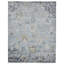 Ambrose Hand Knotted Oriental Area Rug in Blue; Washed Denim-1040740084