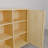 Single-Door Storage Shelf with Open Shelves
