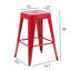 Tabouret à hauteur de comptoir avec assemblage sans outil et conception non empilable-1856762344
