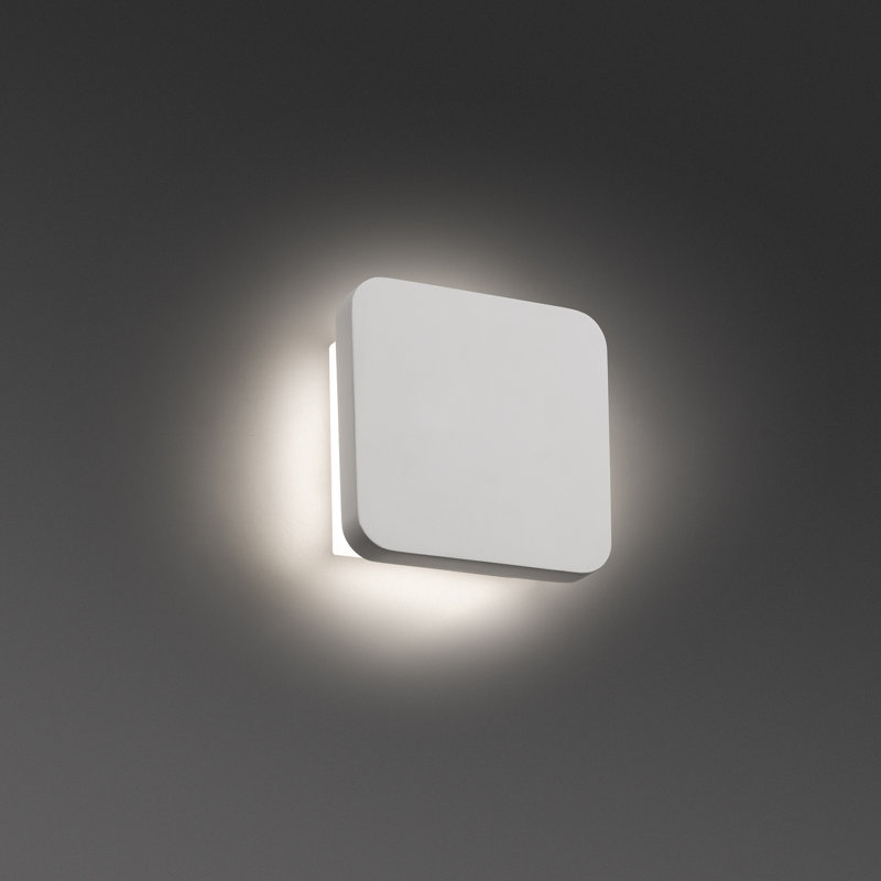 Guinn Plastic LED Flush Mounted Sconce