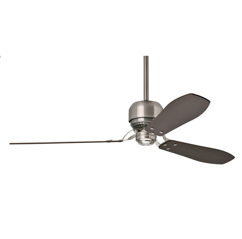 60" Tribeca 3 - Blade Ceiling Fan with Wall Control, Brushed Nickel