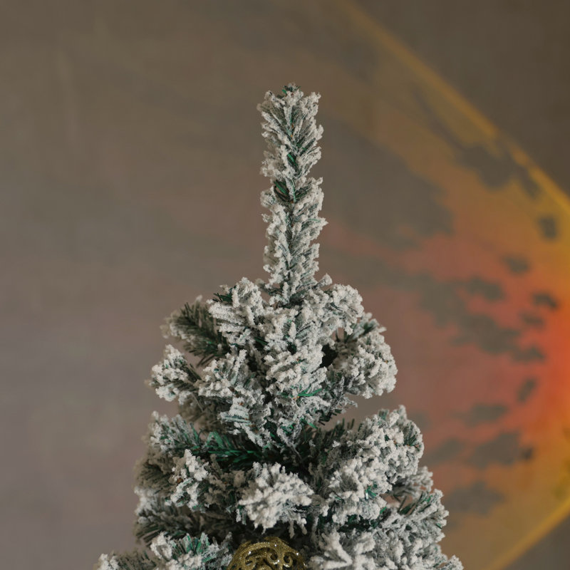 Asinse Artificial Spruce Christmas Tree, 7'
