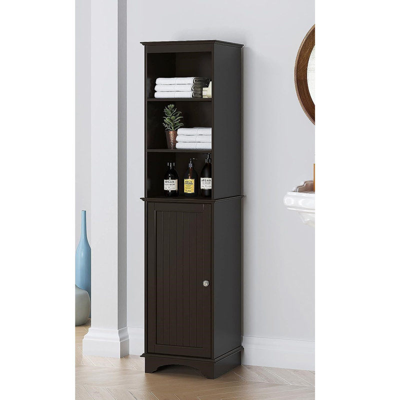 Armoire à linge autoportante, Espresso