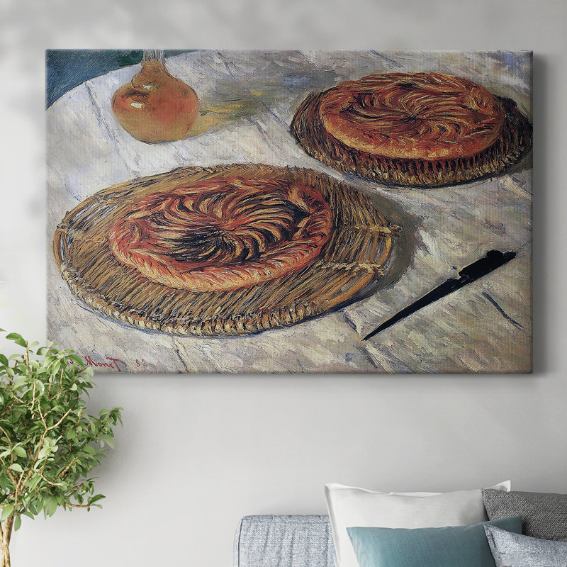 Les Galettes, 1882, toile tendue avec châssis, H 8 po x l 12 po