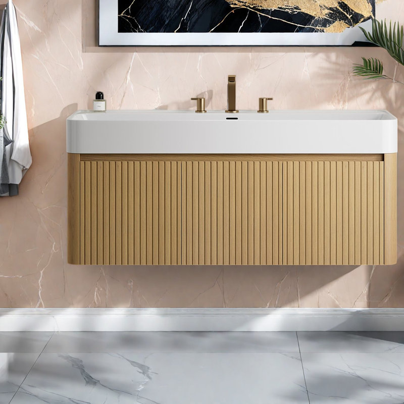 Wall Mounted With Solid Surface Top, 47.24