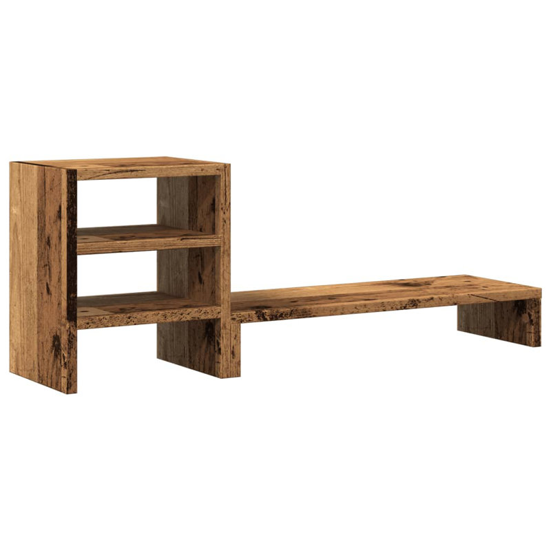 Shamequa Monitor Stand, Old Wood
