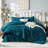 Beige 7 Piece Bed in a Bag Comforter Set – Tufted Lightweight Fluffy Bedding with Sheets, Pillowcases & Shams, All-Season Comfort-124621814-124621818