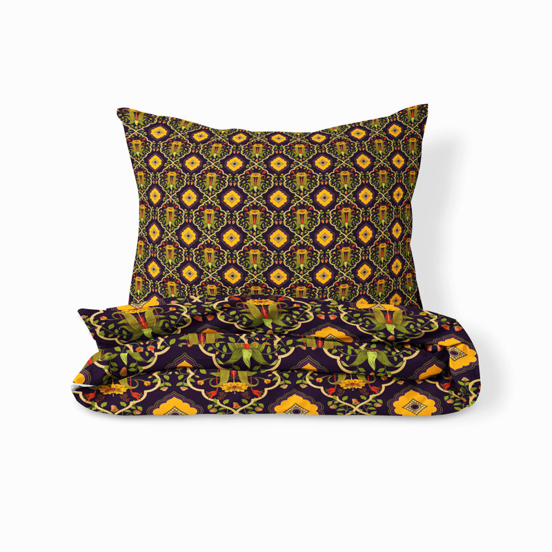 Abstract Duvet Cover, King Duvet Cover + 2 King Shams