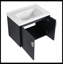 Ensemble de meuble-lavabo simple 27,75 po avec plateau en céramique Eutropio-523596878