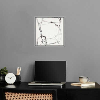 Water Powders Canvas Black And White Abstract Art By Notoriart