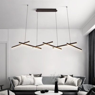 Konen 4 - Light Black LED Kitchen Island Pendant