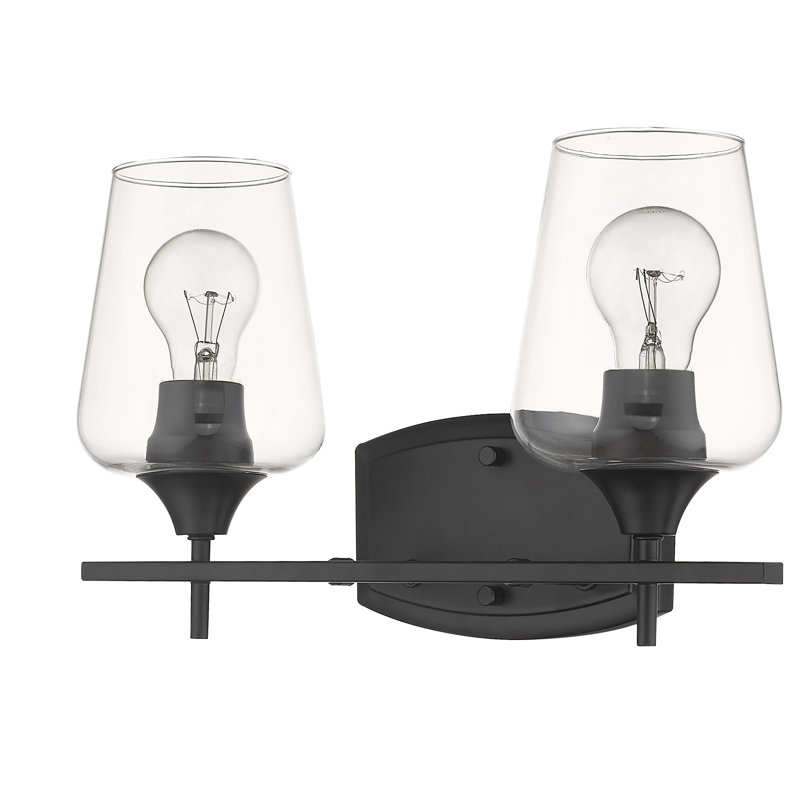 Dahlya 2 - Light Dimmable Vanity Light, Matte Black