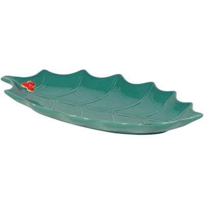 Christmas Holly Shaped Dish