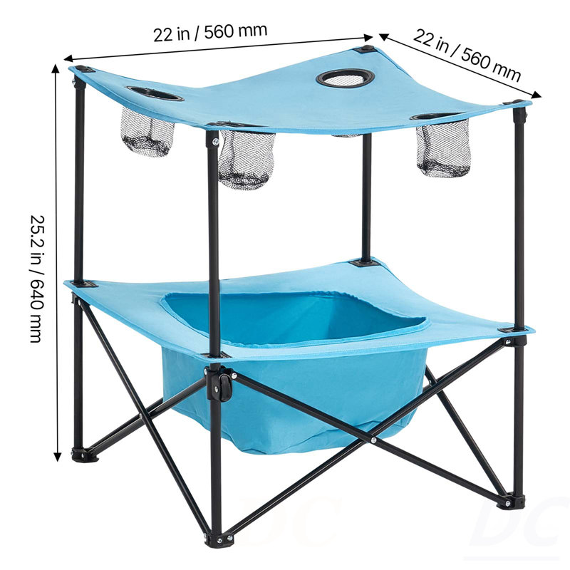 Table de camping pliante portative Oxford