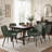 Upholstered Chenille Dining Chairs With Metal Legs (Set Of 6)-1678215901-1689802936