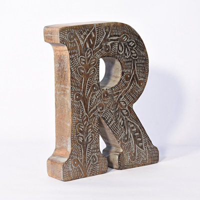 Haddam Text & Numbers Letter Block