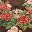 Tissu rose Hollyhock Schumacher x Mary-89390603