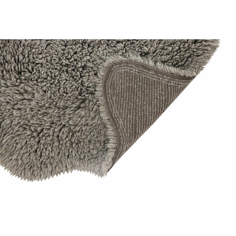 Sheep Of The World Hand Tufted Wool Area Rug in Sheep Gray