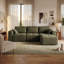 Canapé modulaire en velours côtelé 108 po avec méridienne 108 po, canapé modulaire en L 4 places, canapé rembourré à assise profonde pour le salon-1721900566-1721900560