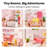Tiny Land® Love Dollhouse with 30 Furniture