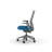 HON Flexion Mesh Ergonomic Office Chair, Titanium Frame, Peacock-123244307-123244302
