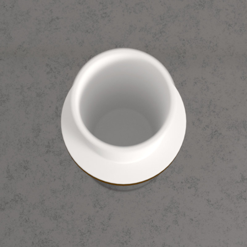 Gold Ring Vase-Mid