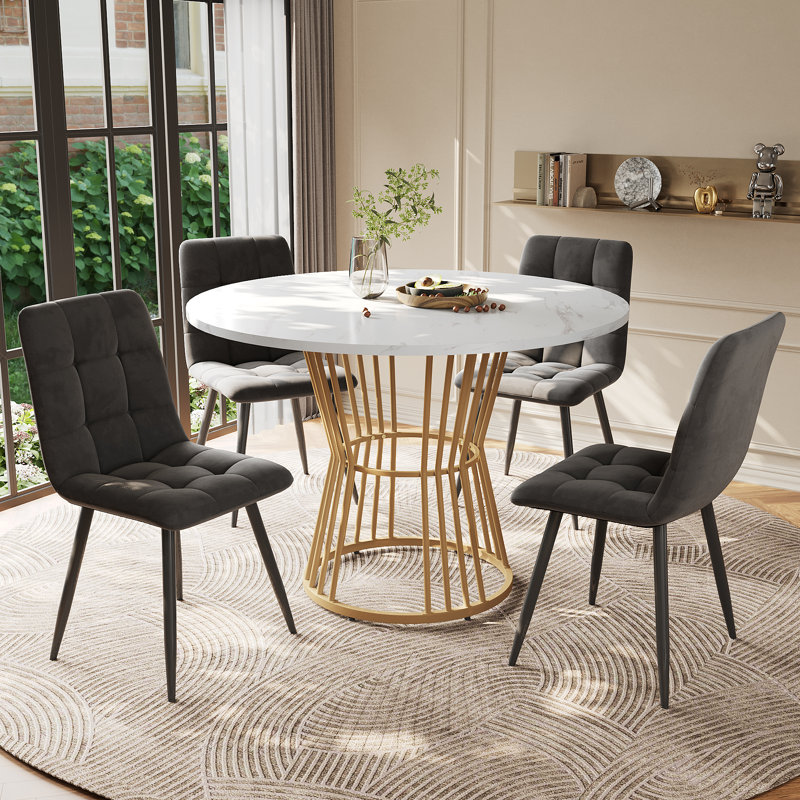 4 - Person Dining Set, Grey