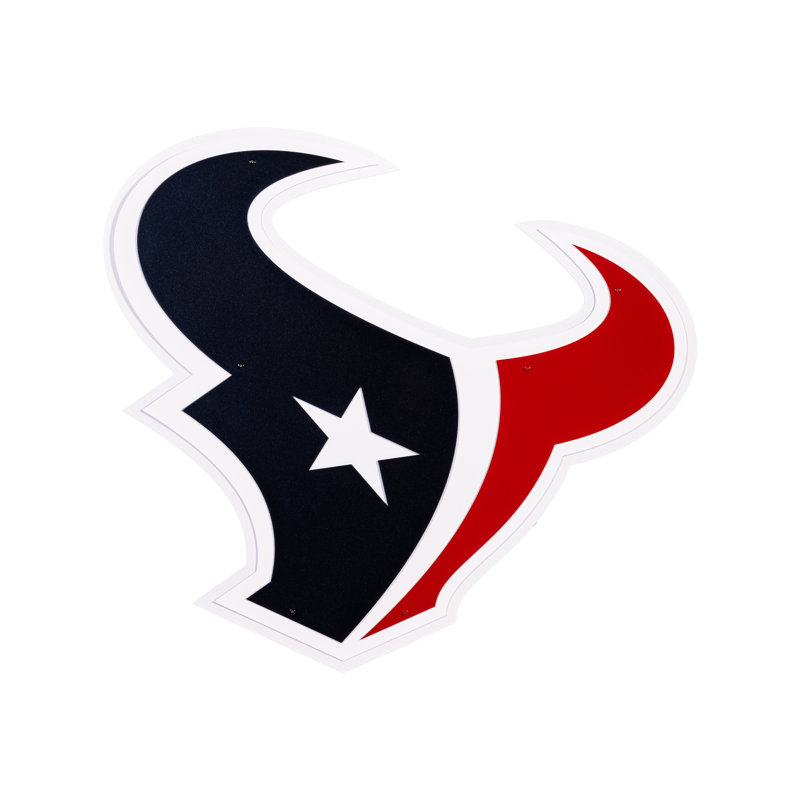 «Houston Texans Layered», art mural en métal