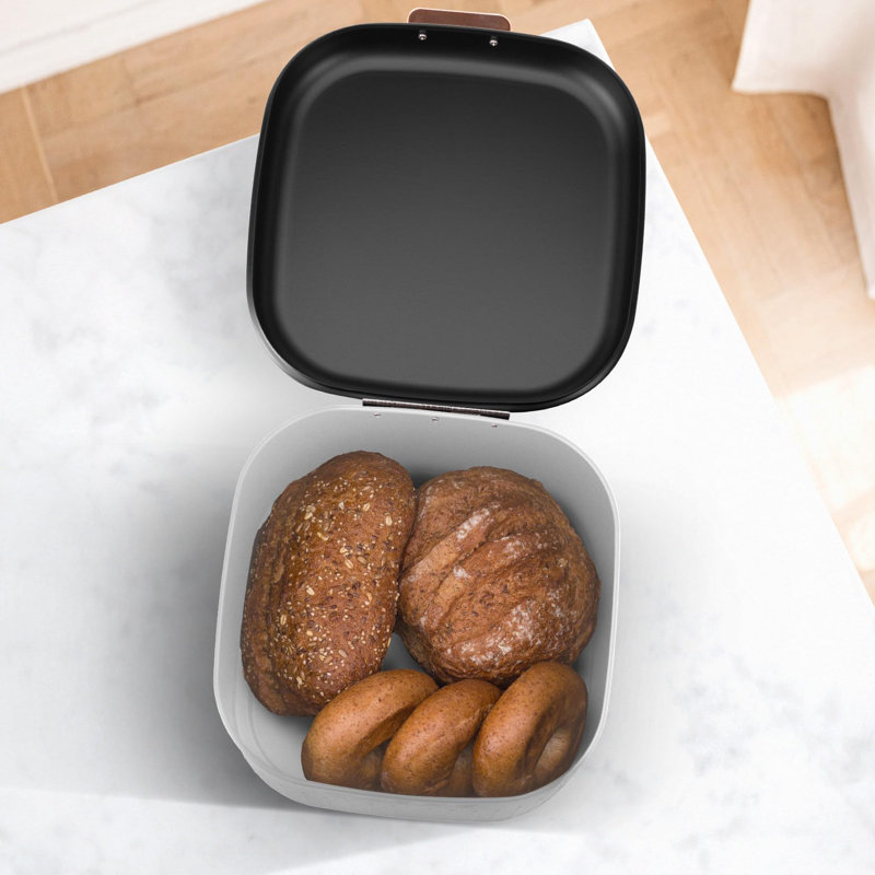 Food Storage Container, White/Black