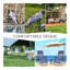 Ensemble de 2 chaises longues Zero Cravity, inclinables de patio pliant pour la plage de la piscine avec coussin et porte-gobelet, bleu