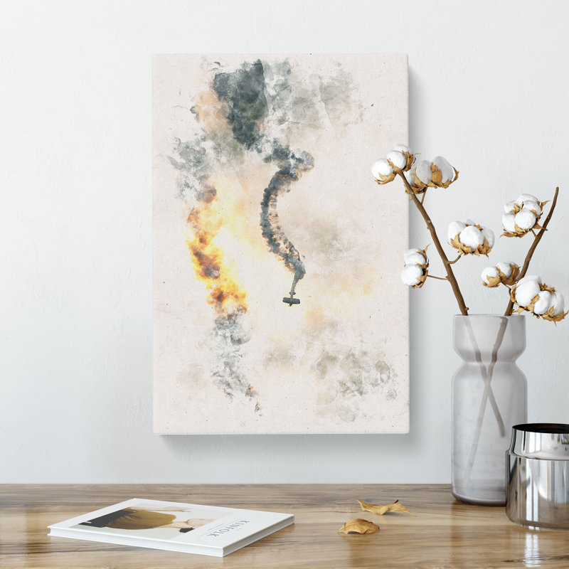 Aerobatics in the Clouds - Wrapped Canvas, 50cm H x 35cm W x 3cm D