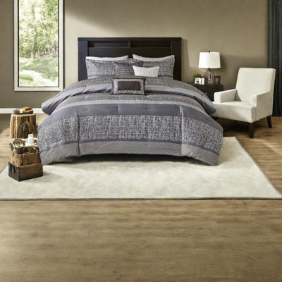 Ensembles de literie en jacquard de luxe 7 pièces, polyester élégance, mise à niveau de la maison