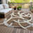  Machine Washable Indoor/Outdoor Chayden ACN1022 Beige Rug-2140395578