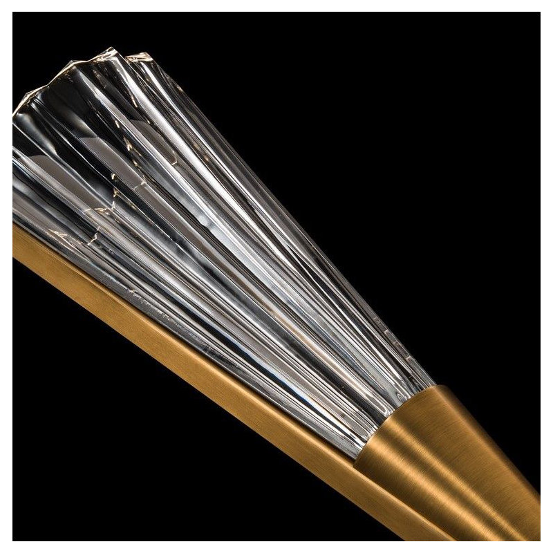 Origami 1 - Light LED Dimmable Wallchiere, Aged Brass