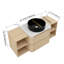 Ensemble de meuble-lavabo simple 48 po avec plateau en pierre reconstituée Eaton-2044320608-2044320610
