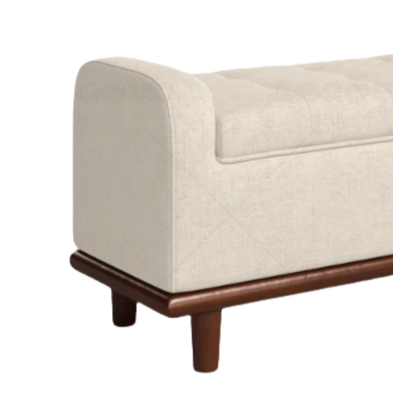 Banc de rangement pour canapé de rangement pour vêtements, H 19,69 po x l 55,12 po x P 17,72 po