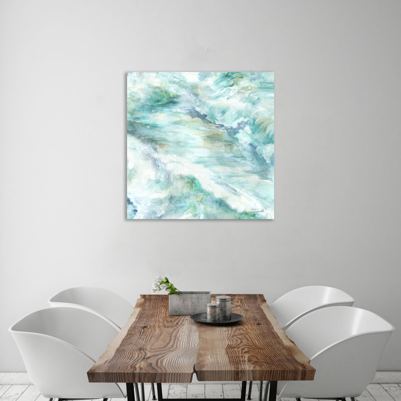 " Ocean Waves III ", 30" H x 30" W x 1.5" D