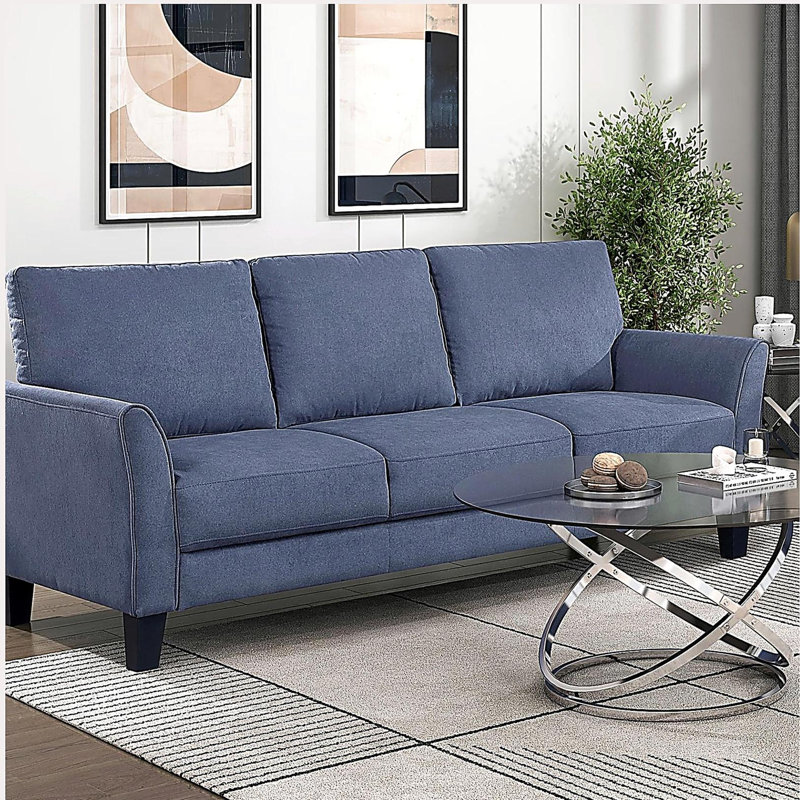 Canapé 3 places Modern, Bleu