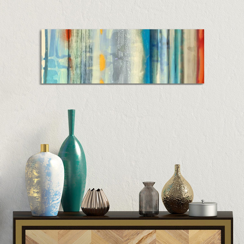 Streaks by Edward Selkirk - Wrapped Canvas Panoramic Painting, 30.48 cm H x 91.44 cm W x 3.175 cm D