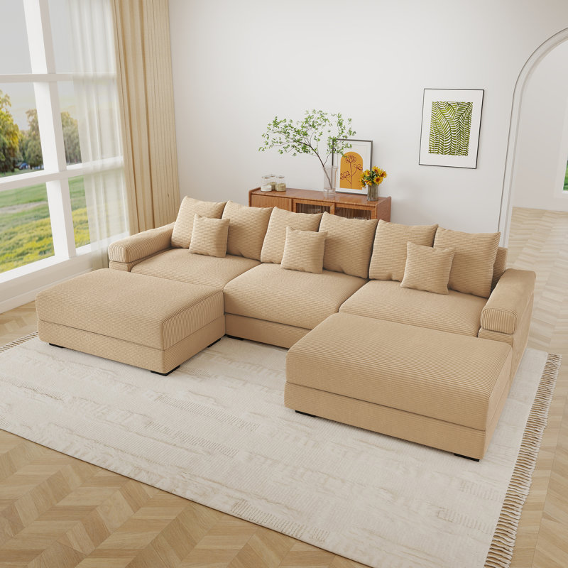 Canapé modulaire Luxury, Chameau