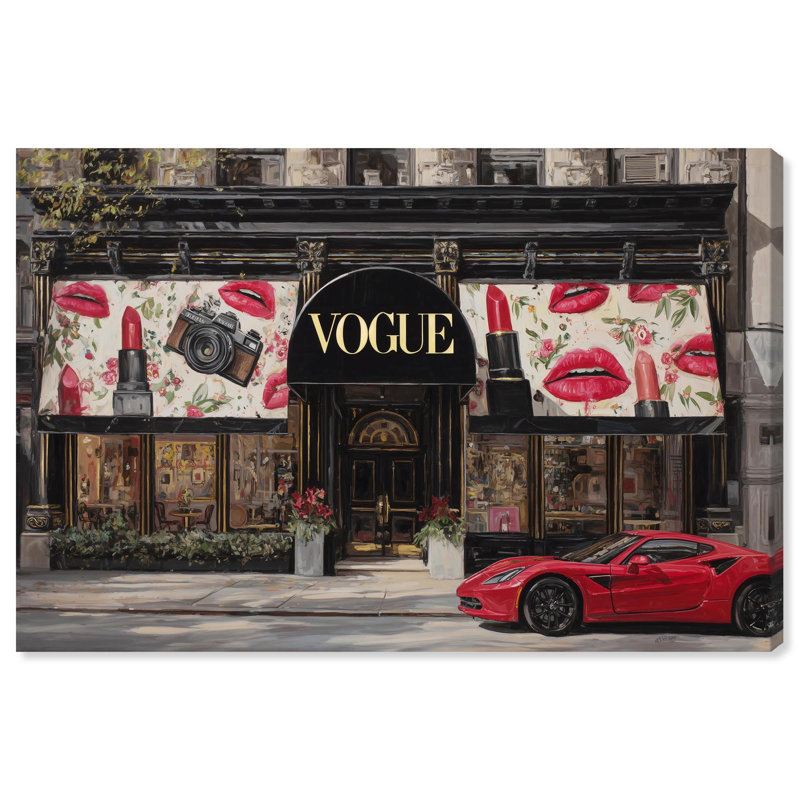 «Maquillage Storefront», reproduction d'art sur toile par Art Remedy, galerie tendue, 15 x 10, H 10 po x l 15 po