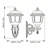 Valerius 1-Light Outdoor Armed Sconce